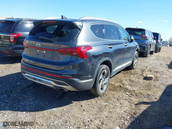 2023 Hyundai Santa Fe SEL with VIN 5NMS34AJ0PH517890, listed as a IAAI auction lot 41891400 with 48,502 mi miles. Bid and sale history available at carsss.com. Image 4.