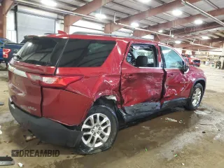 2019 Chevrolet Traverse LT Cloth with VIN 1GNERGKW1KJ141217, listed as a Copart auction lot 43517315 with 100,935 mi miles and Clean Title. Bid and sale history available at carsss.com. Image 3.
