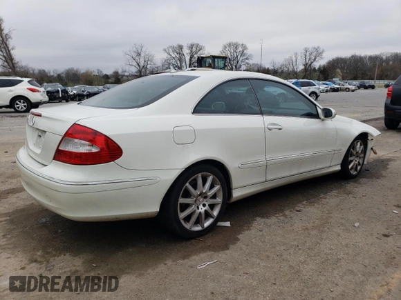 2007 Mercedes-Benz CLK 350 with VIN WDBTJ56H87F223011, listed as a Copart auction lot 45642314 with 155,996 mi miles and Salvage Title. Bid and sale history available at DreamBid. Image 3.