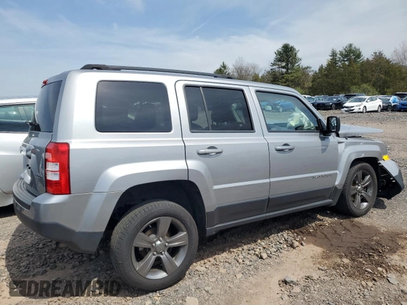2015 Jeep Patriot High Altitude with VIN 1C4NJRFB2FD270543, listed as a Copart auction lot 53448165 with 141,048 mi miles and Salvage Title. Bid and sale history available at carsss.com. Image 3.