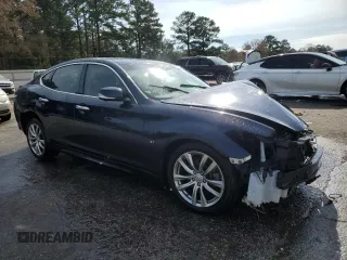 2015 Infiniti Q70 with VIN JN1BY1AP4FM542421, listed as a Copart auction lot 42403435 with Not provided miles and Non repairable. Bid and sale history available at DreamBid. Image 4.