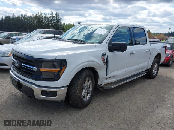 2024 Ford F-150 XLT with VIN 1FTFW3LD4RFA19847, listed as a IAAI auction lot 42082936 with 26,857 mi miles. Bid and sale history available at carsss.com. Image 22.