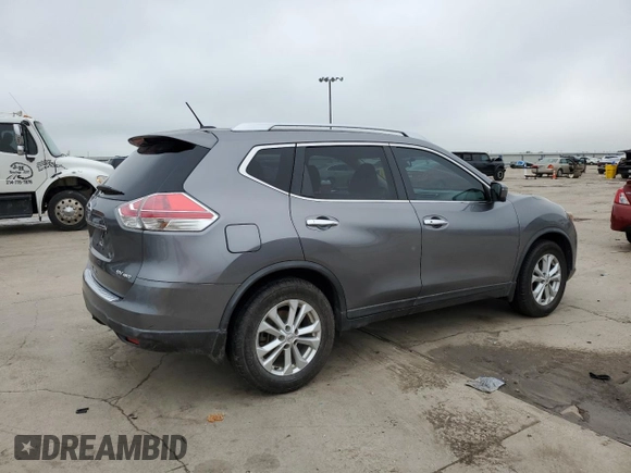 2016 Nissan Rogue SV with VIN KNMAT2MV9GP673965, listed as a Copart auction lot 55348165 with 152,680 mi miles and Clean Title. Bid and sale history available at carsss.com. Image 3.