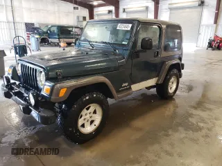 2005 Jeep Wrangler Sport with VIN 1J4FA49S35P341517, listed as a Copart auction lot 65224645 with 153,832 mi miles and Clean title. Bid and sale history available at DreamBid. Image 1.