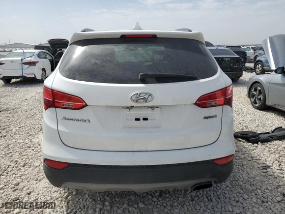2015 Hyundai Santa Fe Sport with VIN 5XYZU3LB2FG237537, listed as a Copart auction lot 47547105 with 187,061 mi miles and Salvage Title. Bid and sale history available at carsss.com. Image 6.