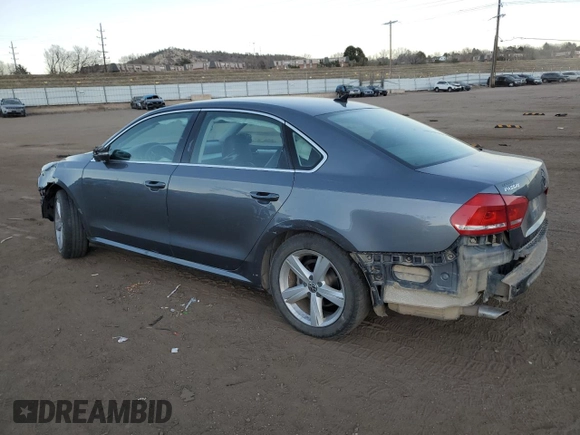 2013 Volkswagen Passat SE with VIN 1VWBH7A33DC110237, listed as a Copart auction lot 85404764 with 223,426 mi miles and Salvage Title. Bid and sale history available at carsss.com. Image 2.