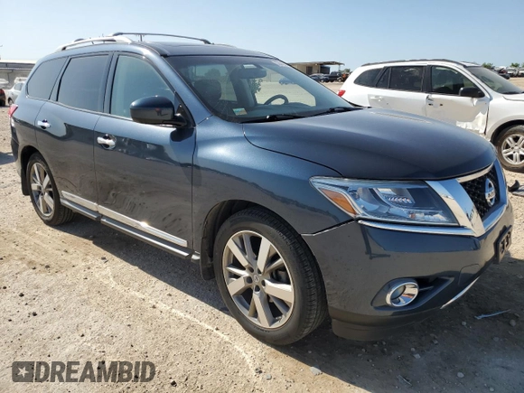 2015 Nissan Pathfinder S with VIN 5N1AR2MNXFC614018, listed as a Copart auction lot 52442435 with 109,943 mi miles and Salvage title. Bid and sale history available at DreamBid. Image 4.