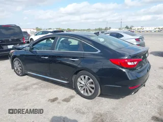 2017 Hyundai Sonata Sport with VIN 5NPE34AF0HH529891, listed as a IAAI auction lot 41607852 with 65,235 mi miles. Bid and sale history available at carsss.com. Image 3.