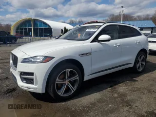 2017 Jaguar F-Pace 35t R-Sport with VIN SADCL2BV9HA884409, listed as a Copart auction lot 50637985 with 71,703 mi miles and Clean Title. Bid and sale history available at DreamBid. Image 1.