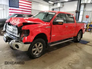 2012 Ford F-150 XL with VIN 1FTFW1ET7CFA14903, listed as a Copart auction lot 51752495 with 186,347 mi miles and Clean Title. Bid and sale history available at carsss.com. Image 1.