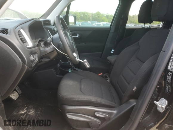 2020 Jeep Renegade Latitude with VIN ZACNJABB2LPL79764, listed as a Copart auction lot 55154135 with 79,101 mi miles and Salvage Title. Bid and sale history available at carsss.com. Image 7.