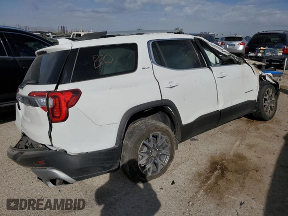 2022 GMC Acadia SLT with VIN 1GKKNML49NZ162300, listed as a Copart auction lot 78011404 with Not provided miles and Clean title. Bid and sale history available at DreamBid. Image 3.