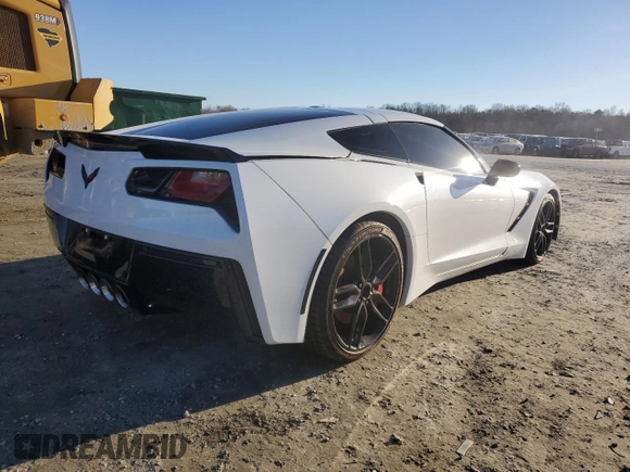 2014 Chevrolet Corvette Z51 2LT with VIN 1G1YK2D76E5102535, listed as a Copart auction lot 88287025 with 69,252 mi miles and Salvage title. Bid and sale history available at DreamBid. Image 3.