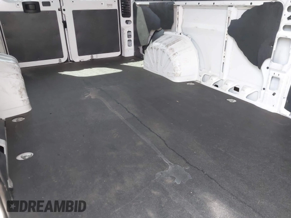 2022 Ram ProMaster Cargo with VIN 3C6MRVJG4NE111866, listed as a IAAI auction lot 42082644 with 62,444 mi miles and . Bid and sale history available at DreamBid. Image 8.