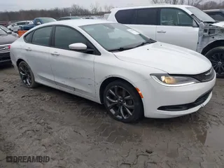 2016 Chrysler 200 S with VIN 1C3CCCBB3GN175350, listed as a IAAI auction lot 41187875 with 161,082 mi miles. Bid and sale history available at carsss.com. Image 1.
