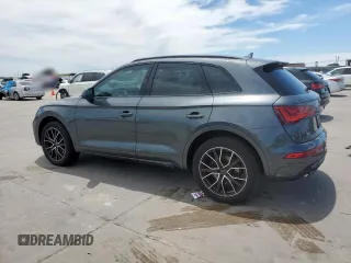 2023 Audi SQ5 Premium Plus with VIN WA1B4AFY1P2112007, listed as a Copart auction lot 57800185 with 21,101 mi miles and Salvage title. Bid and sale history available at DreamBid. Image 2.