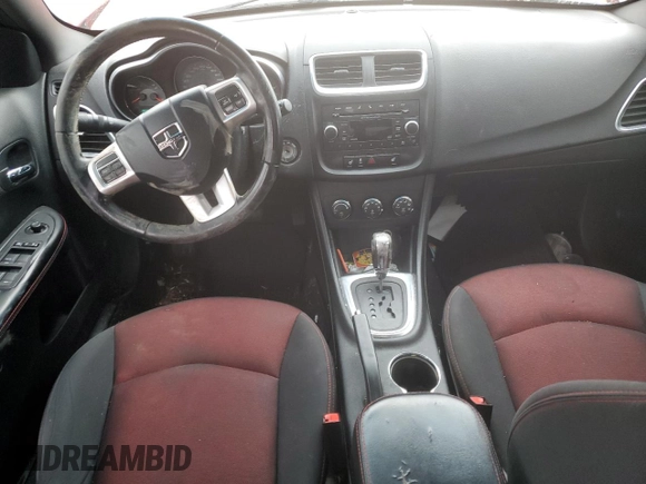 2012 Dodge Avenger SXT Plus with VIN 1C3CDZEG1CN116654, listed as a Copart auction lot 46217135 with Not Provided miles and Salvage Title. Bid and sale history available at carsss.com. Image 8.