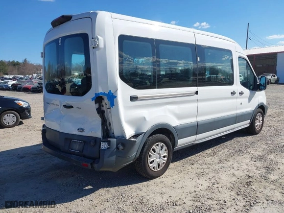 2018 Ford Transit Passenger Wagon XL with VIN 1FBAX2CM0JKA43564, listed as a IAAI auction lot 41643758 with 54,755 mi miles. Bid and sale history available at carsss.com. Image 4.