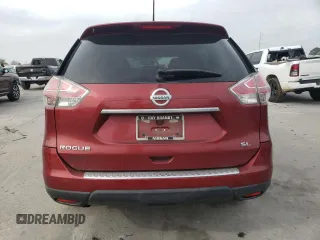 2015 Nissan Rogue SL with VIN 5N1AT2MTXFC762234, listed as a Copart auction lot 50433655 with 168,779 mi miles and Salvage Title. Bid and sale history available at carsss.com. Image 6.