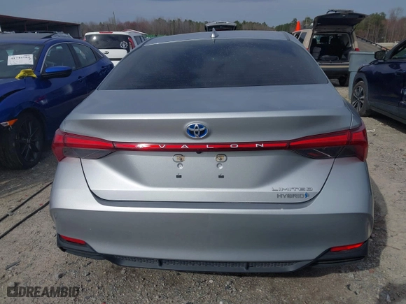 2019 Toyota Avalon Hybrid Limited with VIN 4T1B21FB3KU009106, listed as a IAAI auction lot 41757436 with 107,459 mi miles. Bid and sale history available at carsss.com. Image 16.
