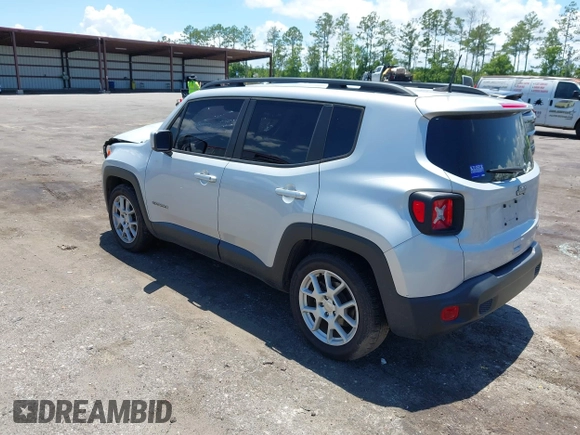 2020 Jeep Renegade Latitude with VIN ZACNJABB8LPL63973, listed as a IAAI auction lot 42552558 with 104,089 mi miles and . Bid and sale history available at DreamBid. Image 3.