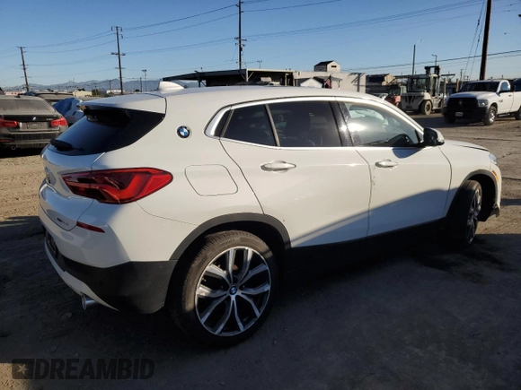 2020 BMW X2 xDrive28i with VIN WBXYJ1C02L5P85780, listed as a Copart auction lot 81761284 with 14,451 mi miles and Salvage Title. Bid and sale history available at carsss.com. Image 3.