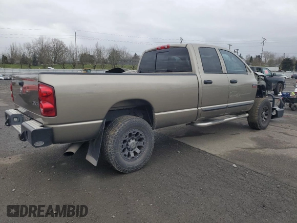 2007 Dodge Ram 3500 SLT with VIN 3D7MX38A47G837079, listed as a Copart auction lot 44993305 with 105,107 mi miles and Salvage Title. Bid and sale history available at carsss.com. Image 3.