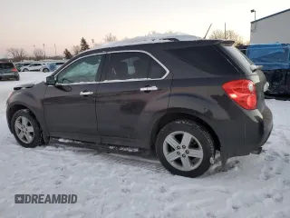 2014 Chevrolet Equinox LTZ with VIN 2GNFLHE34E6250687, listed as a Copart auction lot 87400714 with 136,491 mi miles and Salvage Title. Bid and sale history available at carsss.com. Image 2.