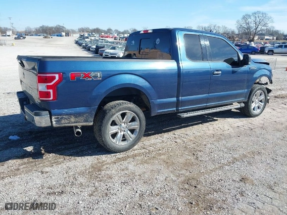 2018 Ford F-150 XL with VIN 1FTFX1EG0JKC78971, listed as a IAAI auction lot 41381191 with 93,259 mi miles. Bid and sale history available at carsss.com. Image 4.