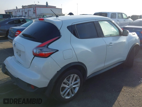 2015 Nissan Juke S with VIN JN8AF5MRXFT506245, listed as a IAAI auction lot 42225251 with 138,902 mi miles and . Bid and sale history available at DreamBid. Image 4.