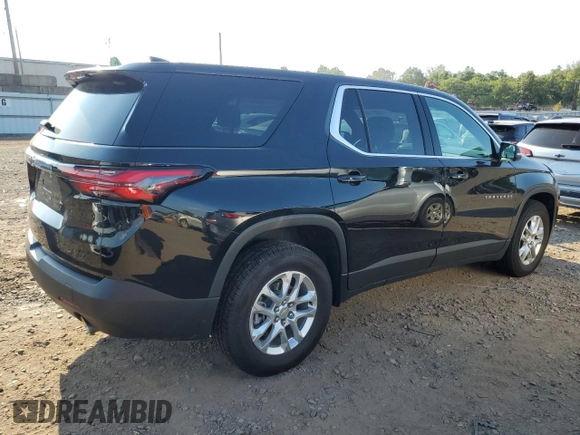 2023 Chevrolet Traverse LS with VIN 1GNEVFKW4PJ266788, listed as a Copart auction lot 69011494 with 17,895 mi miles and Salvage Title. Bid and sale history available at carsss.com. Image 3.