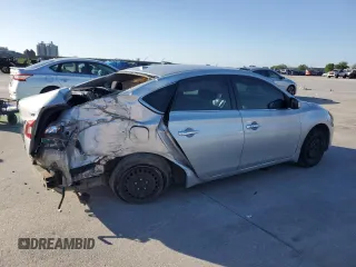 2015 Nissan Sentra SV with VIN 3N1AB7AP3FL694961, listed as a Copart auction lot 52306255 with 87,866 mi miles and Salvage Title. Bid and sale history available at carsss.com. Image 3.