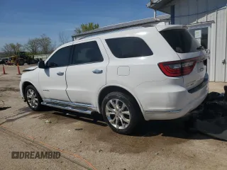 2016 Dodge Durango Citadel z VIN 1C4RDJEG7GC449465, wystawiony jako Copart lot #53279635 z przebiegiem 138 930 mil mil oraz Szkoda całkowita • Salvage title. Historia ofert i sprzedaży dostępna na DreamBid. Obrazek 2.