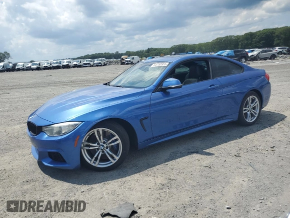 2014 BMW 4 Series 435i z VIN WBA3R1C58EK190171, wystawiony jako Copart lot #63783955 z przebiegiem Nie podano mil oraz Czysty tytuł • Clean title. Historia ofert i sprzedaży dostępna na DreamBid. Obrazek 1.
