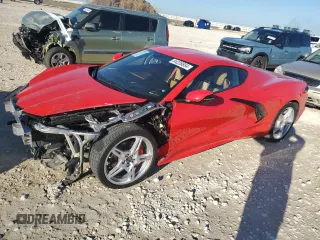 2021 Chevrolet Corvette 2LT with VIN 1G1YB2D47M5109255, listed as a Copart auction lot 84228854 with 24,406 mi miles and Salvage Title. Bid and sale history available at carsss.com. Image 1.
