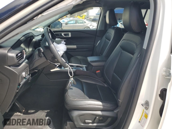 2022 Ford Explorer XLT with VIN 1FMSK8DH0NGB18321, listed as a Copart auction lot 50718605 with 21,047 mi miles and Salvage Title. Bid and sale history available at DreamBid. Image 7.