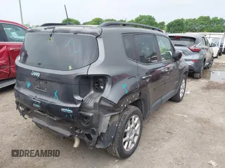 2019 Jeep Renegade Latitude with VIN ZACNJABB8KPK93485, listed as a IAAI auction lot 41923589 with 76,051 mi miles and . Bid and sale history available at DreamBid. Image 4.
