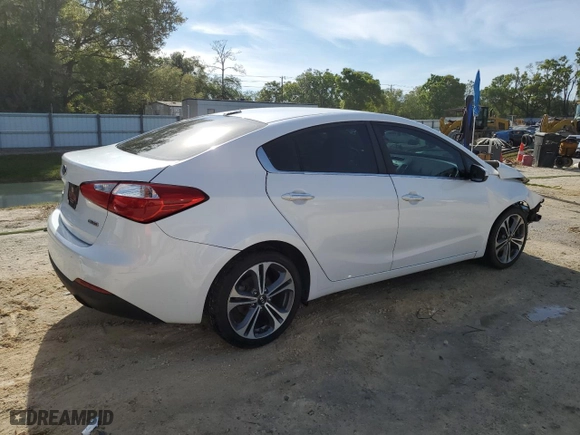 2016 Kia Forte EX with VIN KNAFZ4A89G5598028, listed as a Copart auction lot 50072035 with 105,036 mi miles and Salvage Title. Bid and sale history available at carsss.com. Image 3.