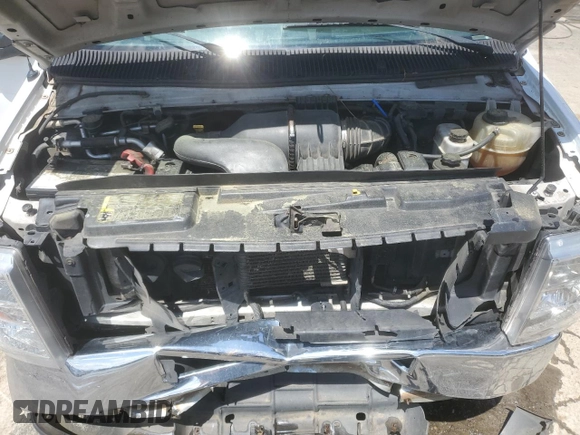 2012 Ford Econoline Passenger XL with VIN 1FBSS3BL5CDA01156, listed as a Copart auction lot 50744455 with 386,889 mi miles and Salvage title. Bid and sale history available at DreamBid. Image 12.