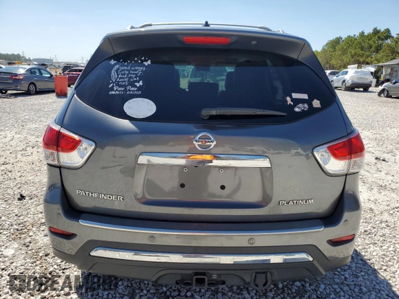 2016 Nissan Pathfinder Platinum с VIN 5N1AR2MN0GC610271, выставлен на аукционе Copart как лот 48664605 с пробегом 184 693 миль миль и Списание • Salvage title. История ставок и продаж доступна на DreamBid. Изображение 6.