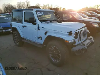 2021 Jeep Wrangler Sport S with VIN 1C4GJXAN6MW741870, listed as a Copart auction lot 42607065 with Not Provided miles and Salvage Title. Bid and sale history available at DreamBid. Image 4.