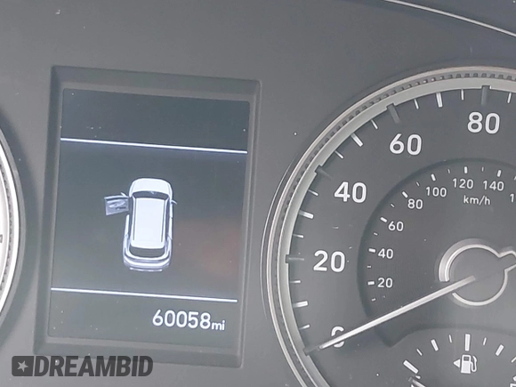 2020 Hyundai Santa Fe SE with VIN 5NMS23AD8LH285363, listed as a IAAI auction lot 42408647 with 60,058 mi miles and . Bid and sale history available at DreamBid. Image 16.