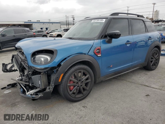 2022 MINI Countryman John Cooper Works z VIN WMZ33BS06N3N42626, wystawiony jako Copart lot #53759195 z przebiegiem 23 129 mil mil oraz Szkoda całkowita • Salvage title. Historia ofert i sprzedaży dostępna na DreamBid. Obrazek 1.