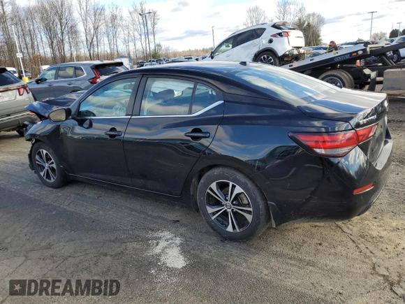 2021 Nissan Sentra SV with VIN 3N1AB8CV4MY234712, listed as a Copart auction lot 41754445 with 43,866 mi miles and Non repairable. Bid and sale history available at DreamBid. Image 2.