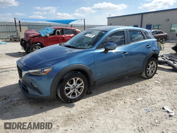 2021 Mazda CX-3 Sport with VIN JM1DKDB78M1504180, listed as a Copart auction lot 43767285 with 88,083 mi miles and Non Repairable. Bid and sale history available at carsss.com. Image 1.