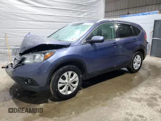 2014 Honda CR-V EX-L with VIN 5J6RM4H77EL073208, listed as a Copart auction lot 48492535 with 221,543 mi miles and Salvage Title. Bid and sale history available at carsss.com. Image 1.