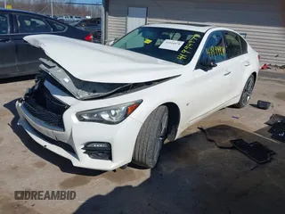 2015 Infiniti Q50 Premium z VIN JN1BV7AR0FM403268, wystawiony jako IAAI lot #41994978 z przebiegiem 125 399 mil mil oraz . Historia ofert i sprzedaży dostępna na DreamBid. Obrazek 17.