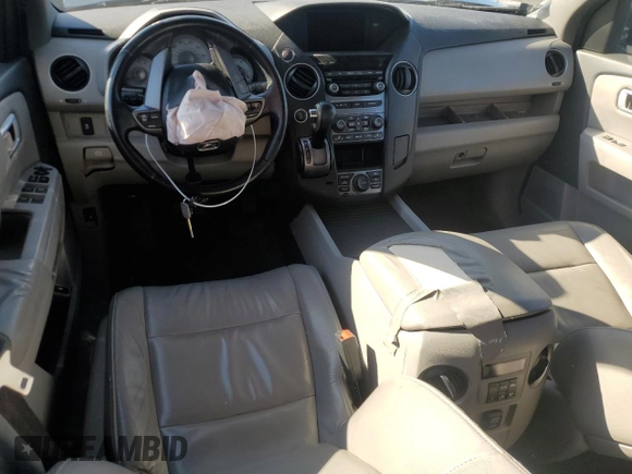 2012 Honda Pilot EX-L with VIN 5FNYF4H71CB072275, listed as a Copart auction lot 43347615 with Not Provided miles and Salvage Title. Bid and sale history available at DreamBid. Image 8.