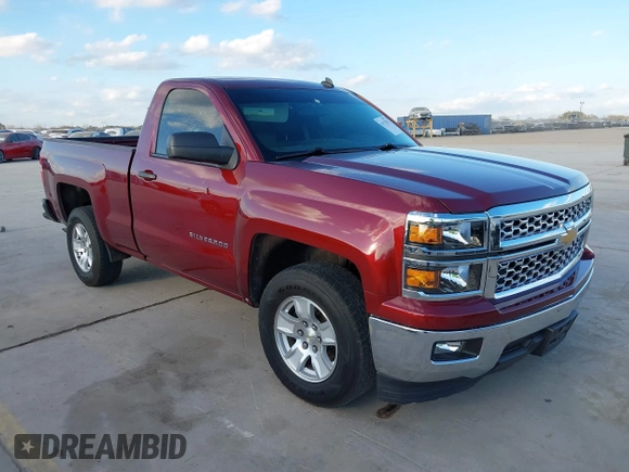 2014 Chevrolet Silverado 1500 with VIN 1GCNCREH8EZ312389, listed as a IAAI auction lot 41172876 with 56,046 mi miles and . Bid and sale history available at DreamBid. Image 1.
