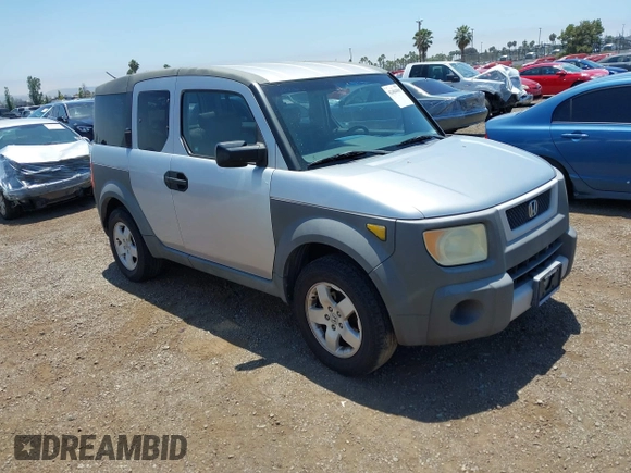 2003 Honda Element EX z VIN 5J6YH28573L048728, wystawiony jako IAAI lot #42484065 z przebiegiem 245 321 mil mil oraz . Historia ofert i sprzedaży dostępna na DreamBid. Obrazek 1.